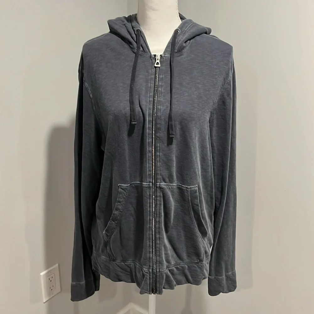 James Perse Malibu Graphic Hoodie in Gray 2_2
